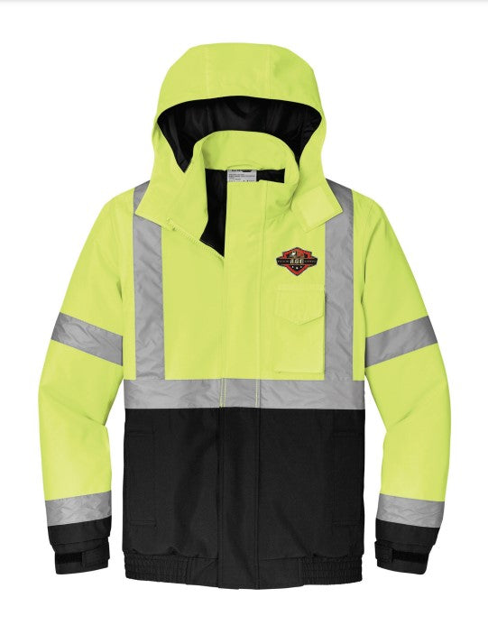 CSJ500 Cornerstone ANSI 107 Class 3 Economy Waterproof Insulated Bomber Jacket