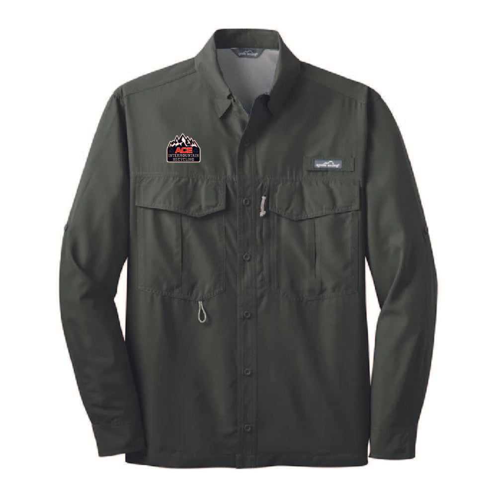 EB600 Eddie Bauer Long Sleeve Performance Fishing Shirt AIRC