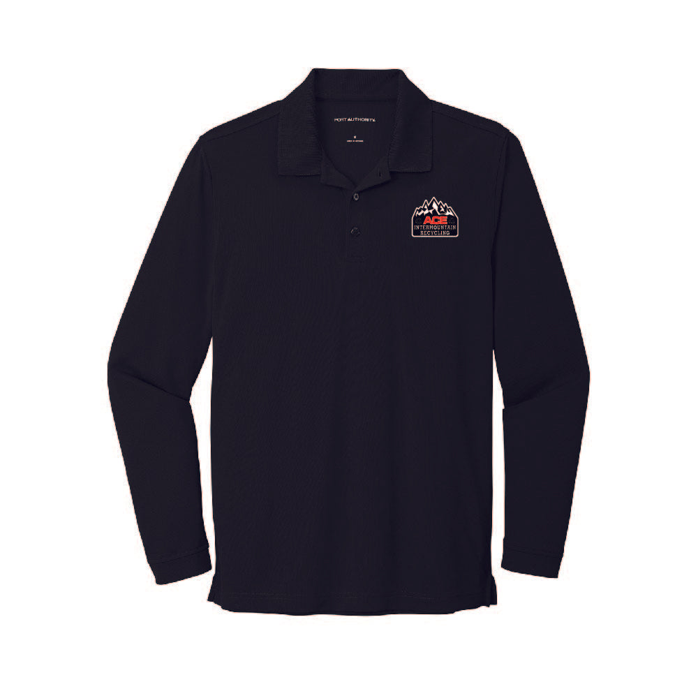 K110LS Port Authority Dry Zone UV Micro-Mesh Long Sleeve Polo AIRC