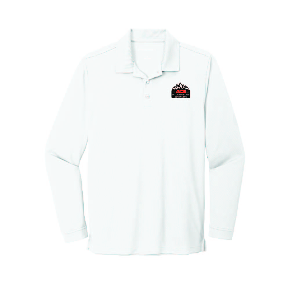 K110LS Port Authority Dry Zone UV Micro-Mesh Long Sleeve Polo AIRC