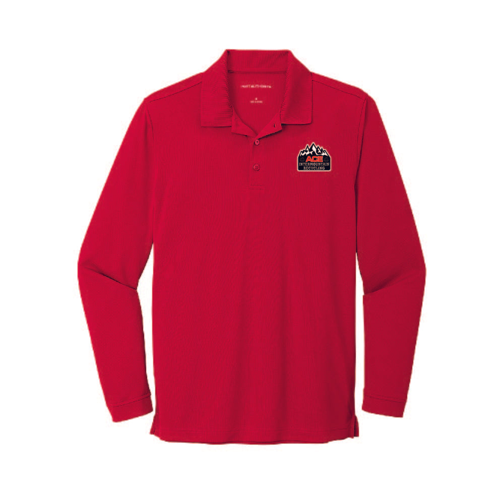 K110LS Port Authority Dry Zone UV Micro-Mesh Long Sleeve Polo AIRC