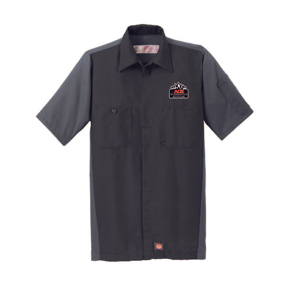 SY20 Red Kap Short Sleeve Ripstop Crew Shirt AIRC