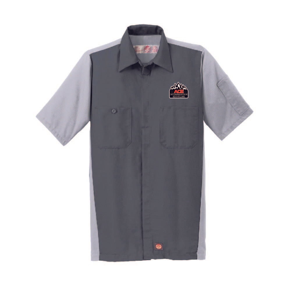 SY20 Red Kap Short Sleeve Ripstop Crew Shirt AIRC