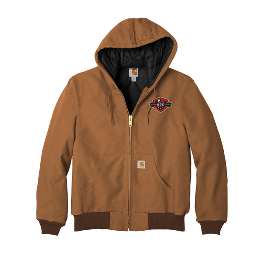 CTSJ140 Carhartt Quilted-Flannel-Lined Duck Active Jacket