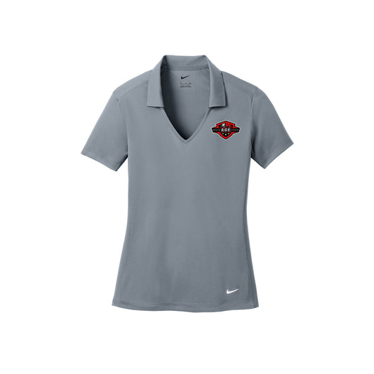 637165 Nike Ladies Dri-Fit Vertical Mesh Polo