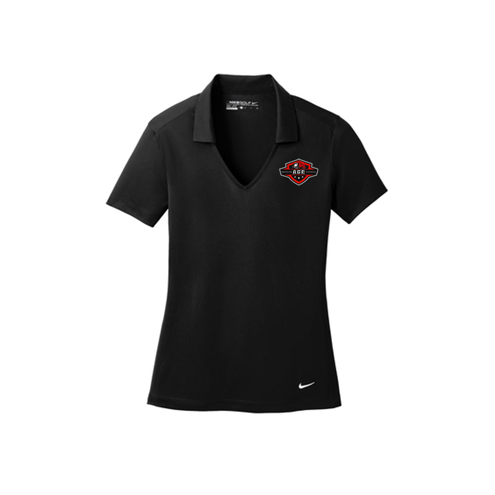 637165 Nike Ladies Dri-Fit Vertical Mesh Polo