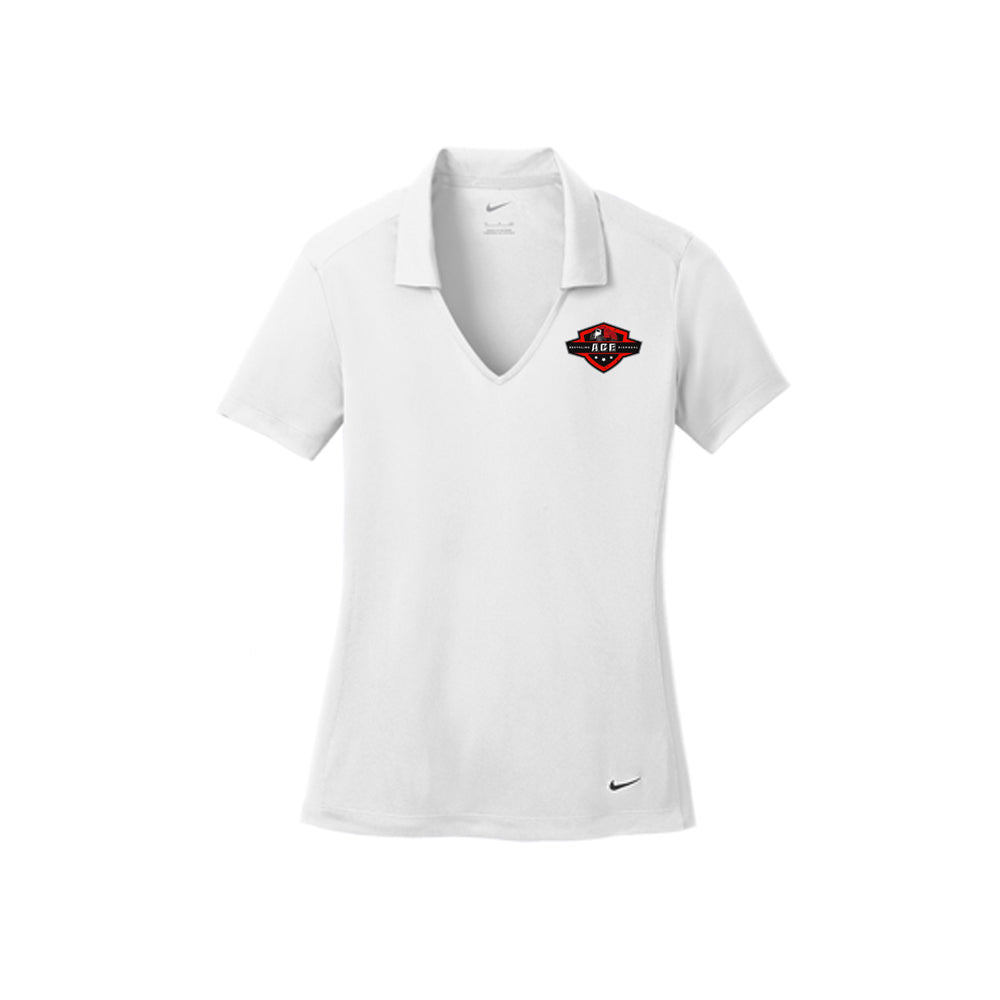 637165 Nike Ladies Dri-Fit Vertical Mesh Polo