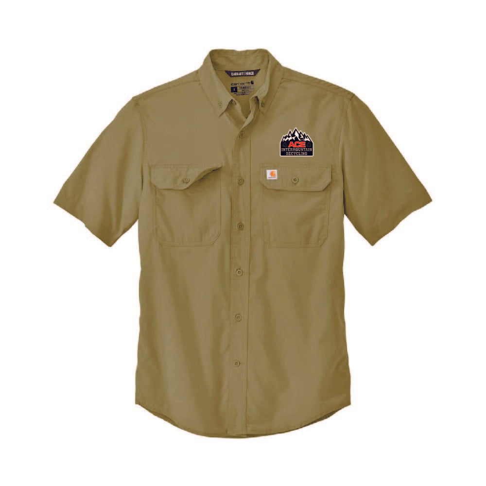 CT105292 Carhartt Force Solid Short Sleeve Shirt AIRC