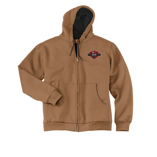 CS620 Cornerstone Heavyweight Full-Zip Hooded Sweatshirt with Thermal Lining