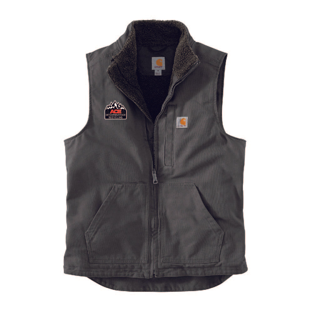 CT104277 Carhartt Sherpa-Lined Mock Neck Vest AIRC