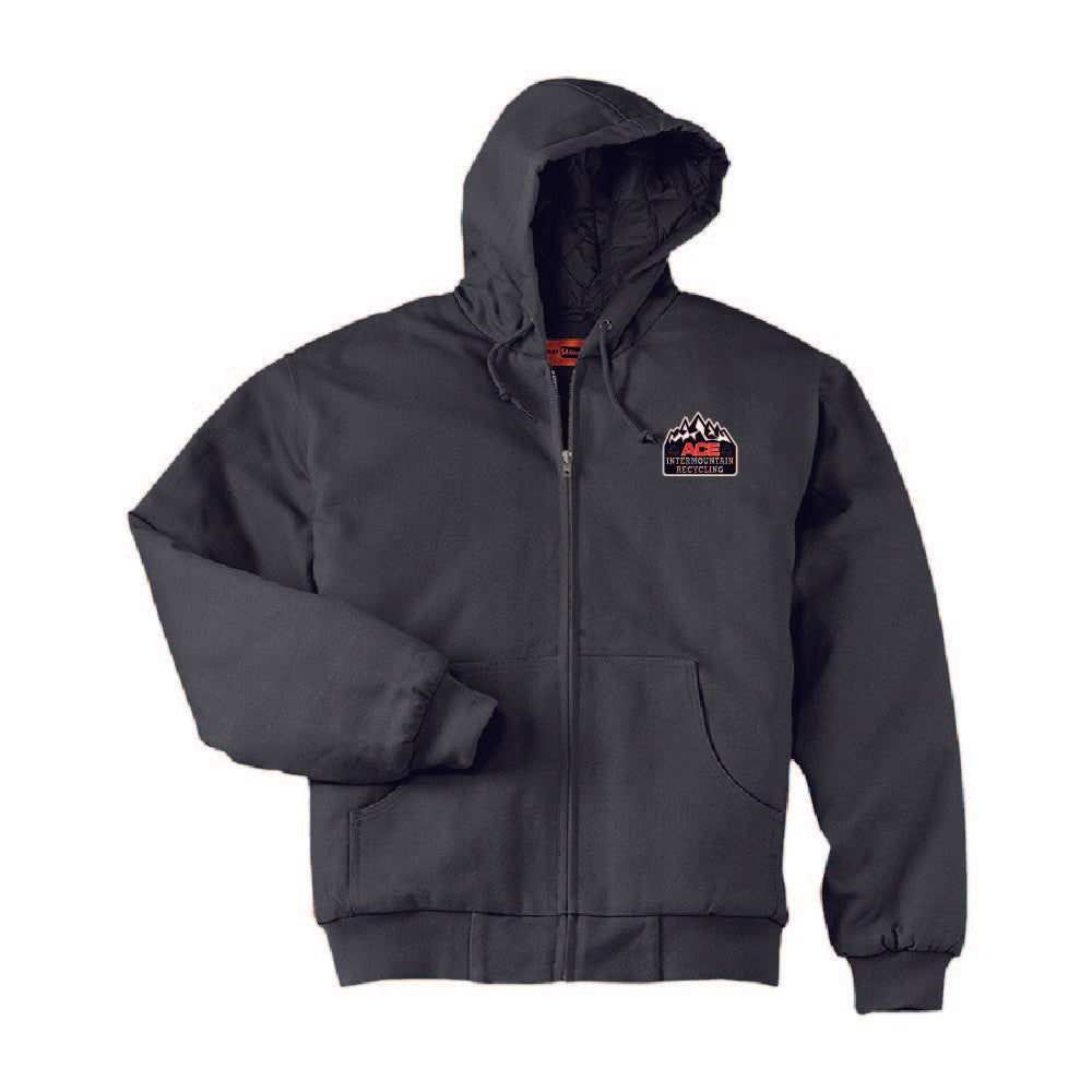 J763H Cornerstone Duck Cloth Hooded Work Jacket AIRC