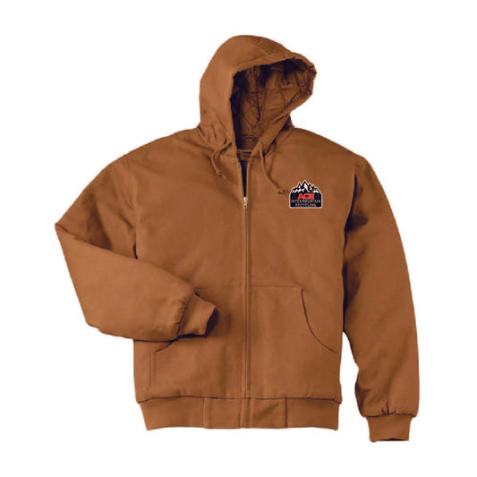 J763H Cornerstone Duck Cloth Hooded Work Jacket AIRC