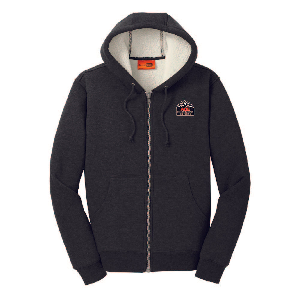 CS625 Cornerstone Heavyweight Sherpa-Lined Hooded Fleece Jacket AIRC