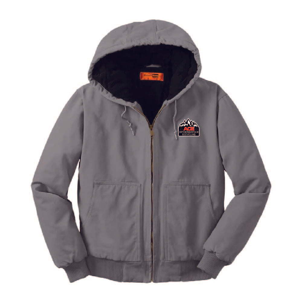 CSJ41 Cornerstone Washed Duck Cloth Insulated Hooded Work Jacket AIRC