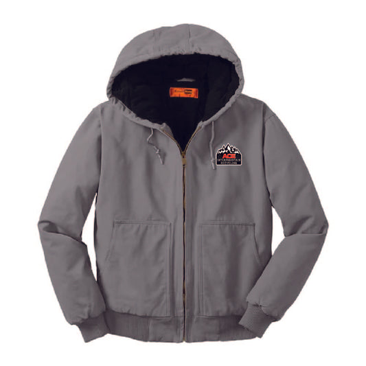 CSJ41 Cornerstone Washed Duck Cloth Insulated Hooded Work Jacket AIRC