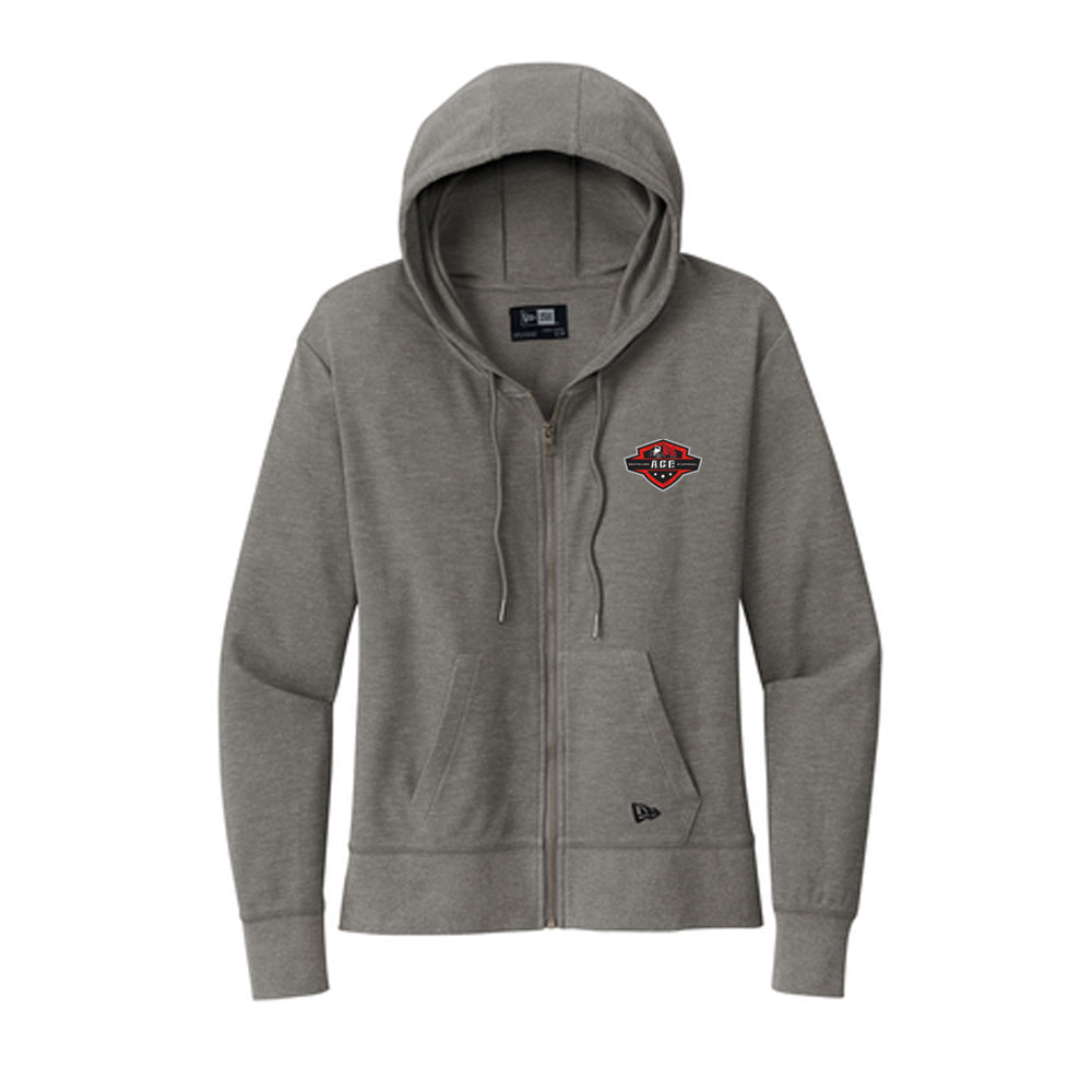 LNEA141 New Era Ladies Thermal Full-Zip Hoodie