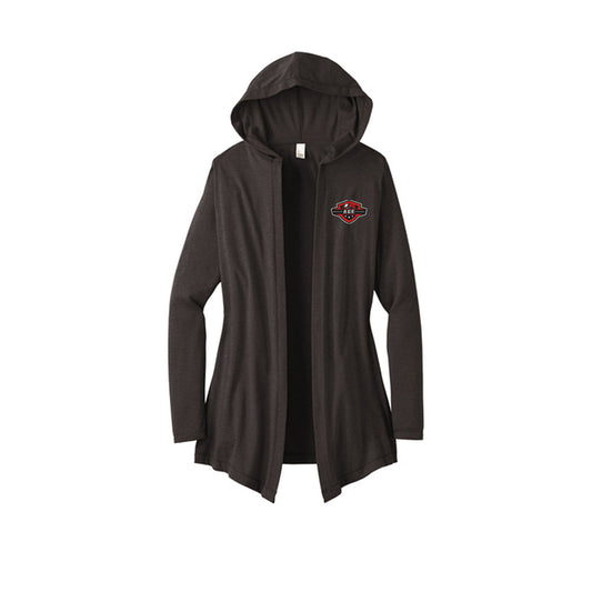 DT156 District Women's Perfect Tri Hooded Cardigan