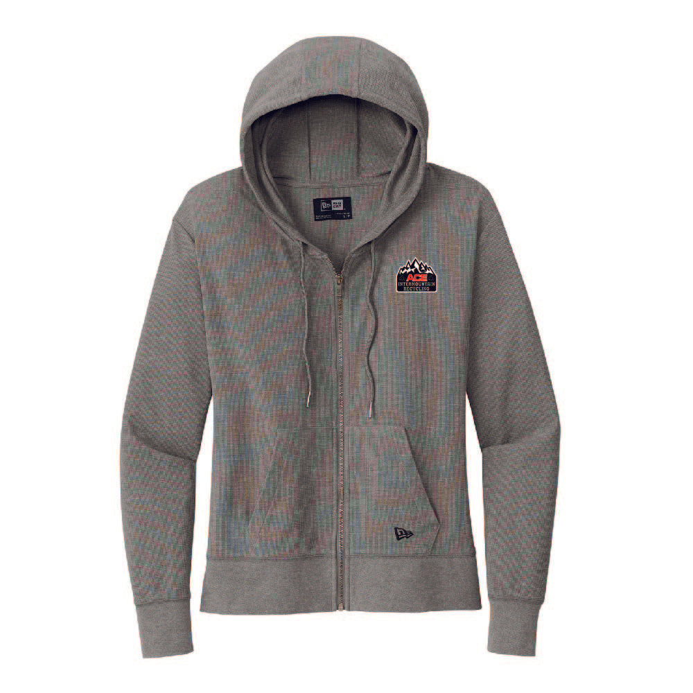 LNEA141 New Era Ladies Thermal Full-Zip Hoodie AIRC